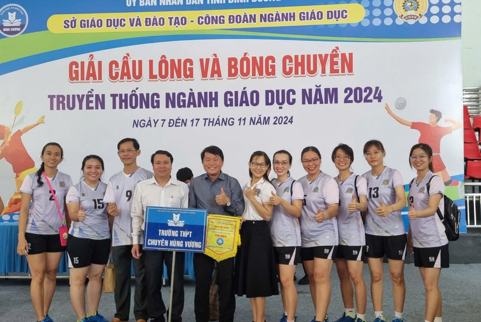 Giải bóng chuyền và giải cầu lông ngành Giáo dục và Đào tạo Tỉnh Bình Dương năm 2024